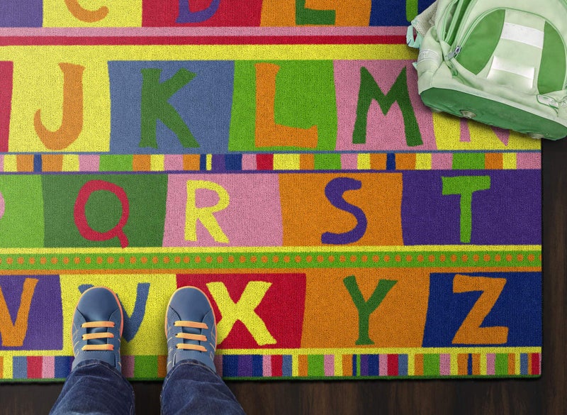 Flagship Carpets ABC Tapestry Machine Washable Educational Rug for Childrens Classroom, Home Learning and Playroom Rug or Children's Bedroom Carpet, 3' x 5', Multicolor - Image 5